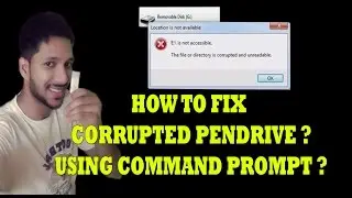 Fix a Corrupted Pen Drive or SD card using Command Prompt | Tech Talks
