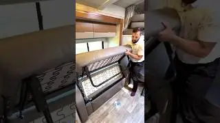 Setting up camp in the Winnebago Navion #rv #camping #travel #nature