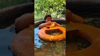 Кофе в бассеин!  🫣😉😊 Жара ... Жара ....