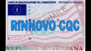 C Q C  scaduta da più di 3 anni!!! COSA FARE ???