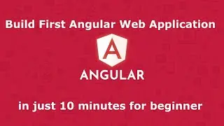 Angular: Build your first angular web application in Visual Studio Code | NodeJS | AngularCLI