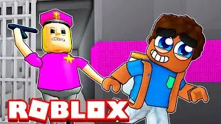Roblox ESCAPE POLICE GIRL PRISON OBBY!