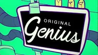 ORIGINAL GENIUS MAD SCIENTIST CARTOON 