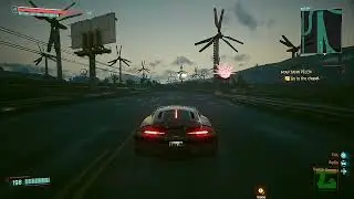 [4k60FPS] Cyberpunk 2077 ver.1.6: Side Gig: Murk Man Black Rayfield Caliburn and test drive