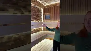 Отделка парной с использованием дополнительных опций (часть 1)