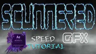 After Effects Saber Text Effect With Animation Speed Tutorial