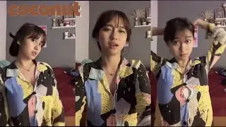 LIVE RISAATJAN BLUNDER KETIKA KUNCIR RAMBUT, BESARNYA SAMPE MELOROT