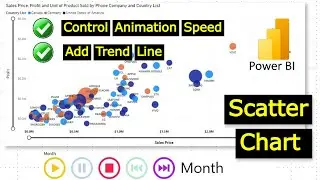 How To Create An Awesome Animated scatter plot in Power BI