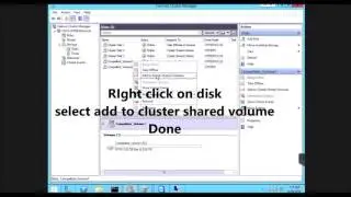 How to add volume to failover cluster in 2minutes