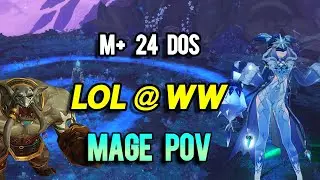 PATCH 9.1.5 M+ 24 DOS FIRE / FROST MAGE POV MYTHIC PLUS