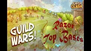 Castle Clash : |Guild wars |Against HoF |Hall Of Fame| F2P Heroes|