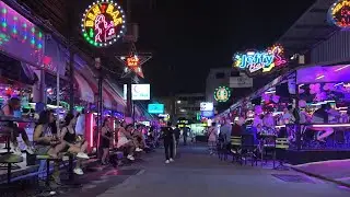 Pattaya Soi Made In Thailand Nightlife, Thailand - 4K 30FPS