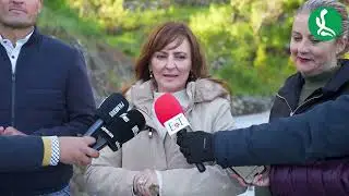 Nieves Lady Barreto: “Las primeras obras del Cinturón Verde en Tijarafe son una realidad