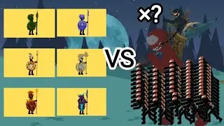 all costumed speartons vs zombie Kai giant - stick war legacy 