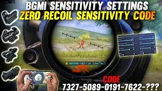 NEW UPDATE 3.1 !!🔥BEST SENSITIVITY CODE+CONTROL SETTINGS BGMI/PUBG MOBILE | BGMI AFTER UPDATE 3.1