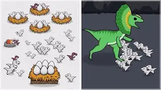 Dino mutant : T-Rex Gameplay Part 1 Dinosaur Game