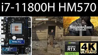 Kingdom Come Deliverance 4K Ultra RTX 3070TI intel i7-11800H 4.6 GHz HM570 MAXSUN motherboard