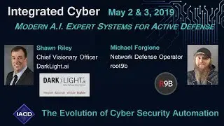 Integrated Cyber 2019 Modern AI Expert Systems for Active Defense