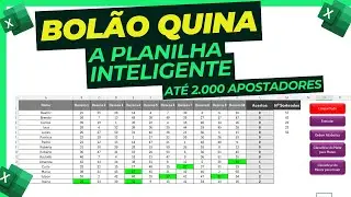 Planilha Bolao Quina - ATUALIZADA