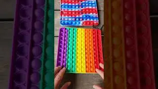 Big Size Pop Its Rainbow Fidget Toys Push Bubble Popping Fidget Toys  ASMR