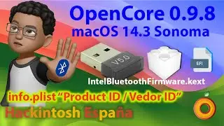 Hackintosh España. USB bluetooth en Sonoma. Cambridge Silicon Radio Ltd