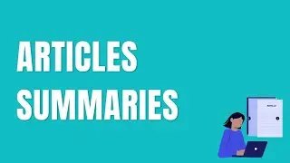 ARTICLES SUMMARIES #lifeinsurance #carinsurance #insurance