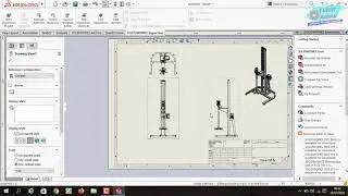 Drawing 2D using 3D file in Solidworks 2016