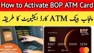 how to activate bop atm card| How to activate BOP ATM CardI ATM Card Activation IBOP Card Activation