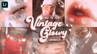 How to edit Vintage Glowy Sparkle effect ✨| Lightroom Mobile Preset Tutorial Free DNG & XMP