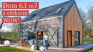 SMALL HOUSE with HIGH ceilings! 63m²: two bedrooms, kitchen, bathroom, and a HUGE living room! DR...