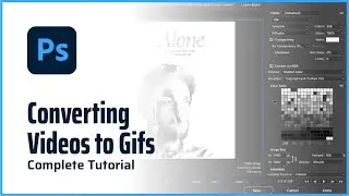 Converting Videos to Gifs in Adobe Photoshop graphic design tutorial | 