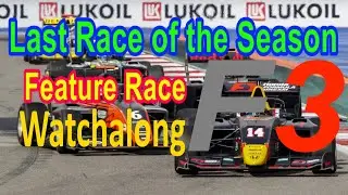 F3 Last Race |  Race 3 | Sochi | Watchalong | Cube Techniques