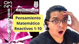 🎁 Guía Examen IPN 2023 Nivel Superior | Pensamiento Matemático (Reactivos 1-10)