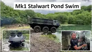 Alvis Stalwart Mk1 Pond Swimming Adventure !