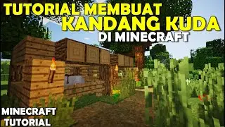 Cara membuat Kandang kuda di Minecraft