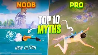 Top 10 Myths and glitch in Water Mod (PUBG MOBILE & BGMI)Tips and Tricks 3.3 Update PUBG Myths #108