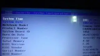Как поменять Windows на Compag CQ58