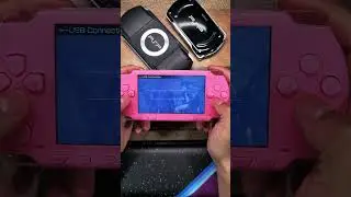 PSP Custom Theme Blue Flame! A classic nostalgic Console. #psp #playstation #handheld