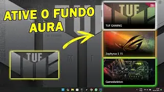 COMO ATIVAR O FUNDO AURA NO ASUS TUF GAMING F15