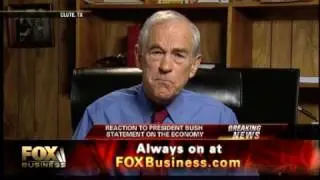 Ron Paul on Socialism, Inflationism and the Death of the Dollar