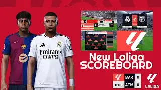 PES 2021 Scoreboard Season 2025 Laliga PC