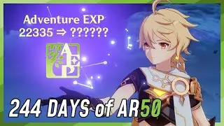 Hoarding Adventure EXP for 8 Months ( Genshin Impact )