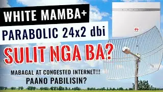 Parabolic 24x2dbi Assembly and Speed test