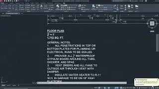 Annotations, Floor Plan