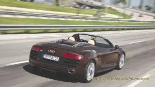 Audi R8 convertible  Photos by car reviews and news