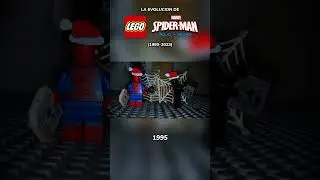 La Evolución de "LEGO Marvel Spider-Man Rojo y Negro" (1990-2023) #lego #marvel #spiderman