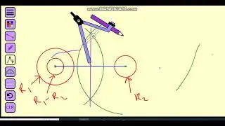 Construction of Tangents given two different circles -Part 3