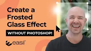 Create a cool frosted glass effect graphic [without Photoshop]!