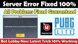 Pubg mobile lite bot lobby trick - Bot lobby kaise lagaye 2022 [All Problems Fixed 100%]