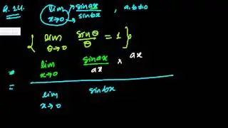 Learn Limits and Derivatives 14 - Learning to find Limit of Trigonometric Functions
